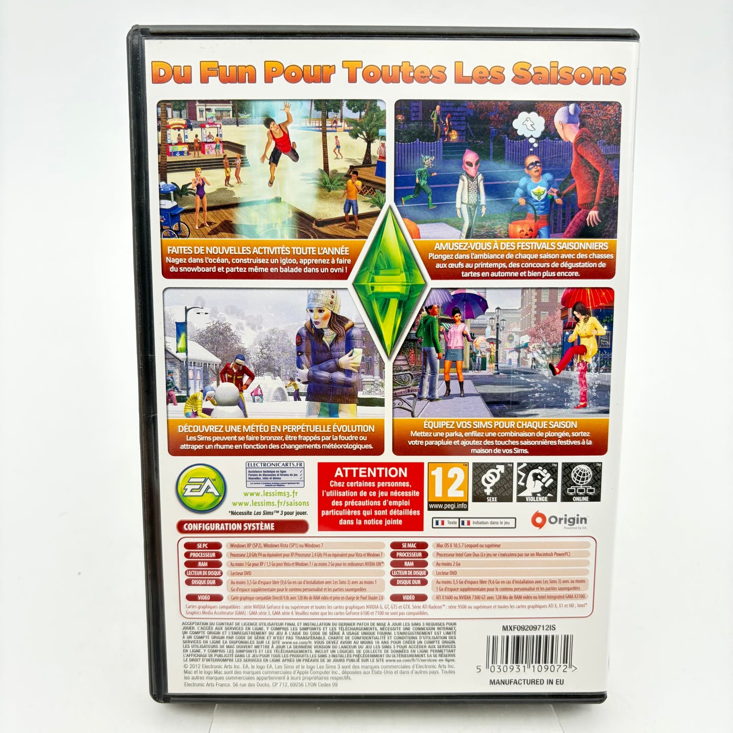 LES SIMS 3 : SAISONS - PC