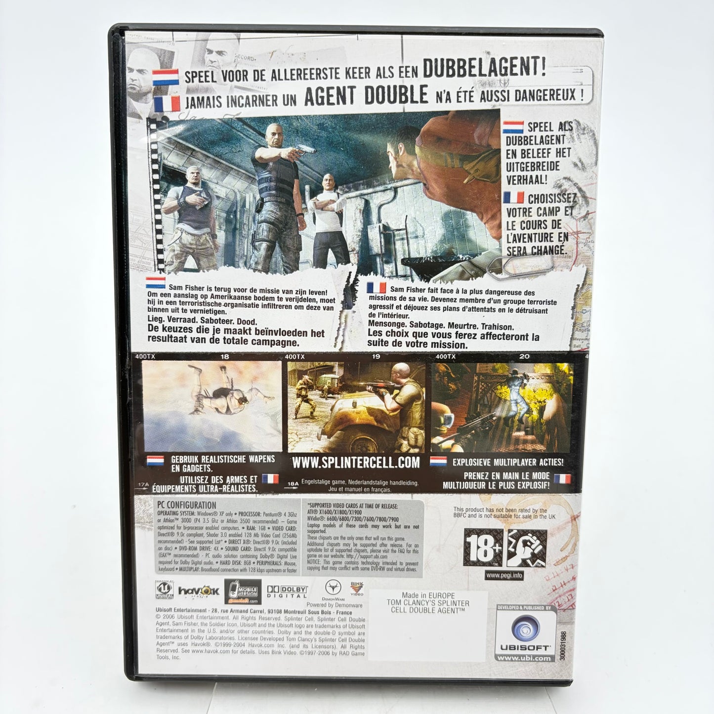 TOM CLANCY'S SPLINTER CELL DOUBLE AGENT - PC