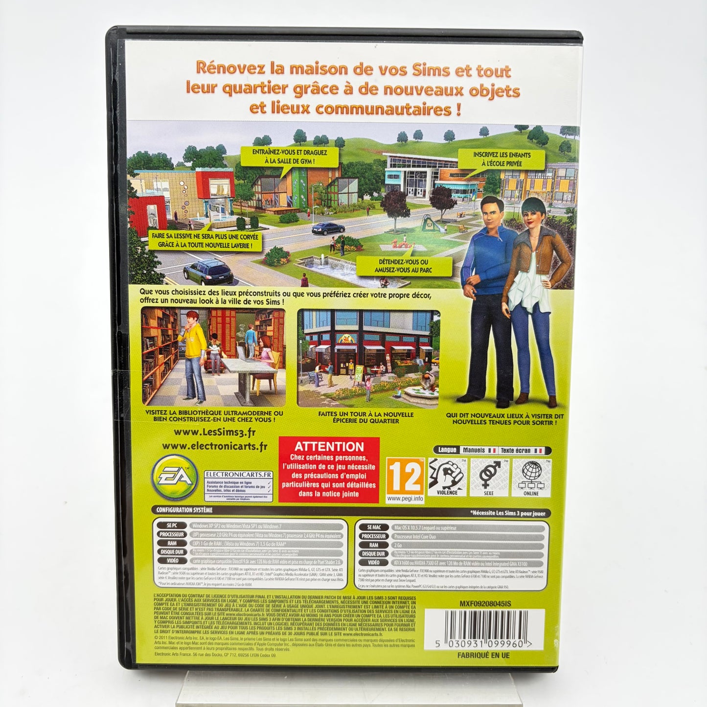LES SIMS 3 : VIE CITADINE - PC