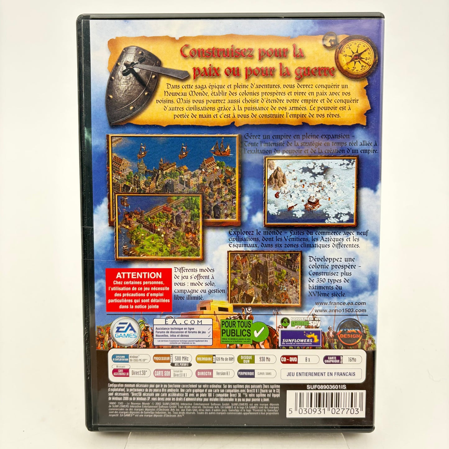 ANNO 1602 : LE NOUVEAU MONDE - PC