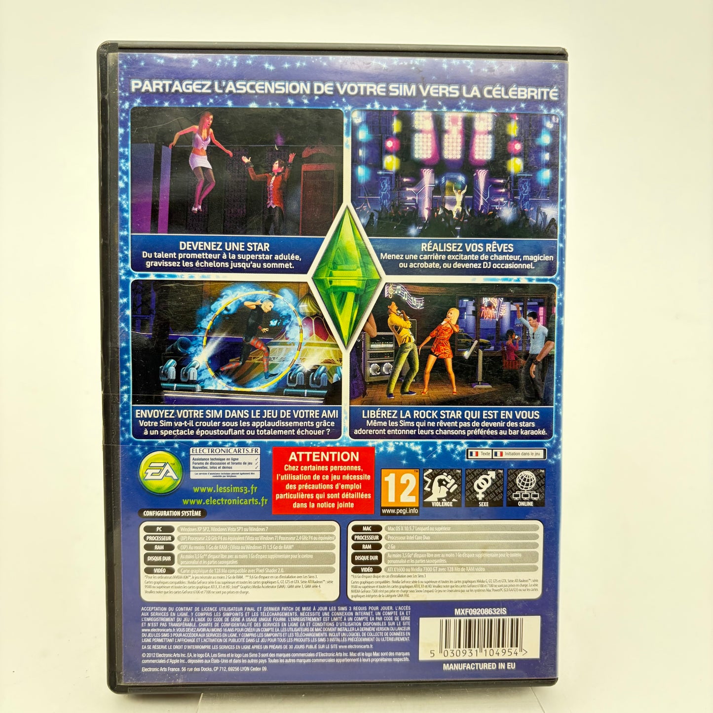 LES SIMS 3 : SHOWTIME - PC