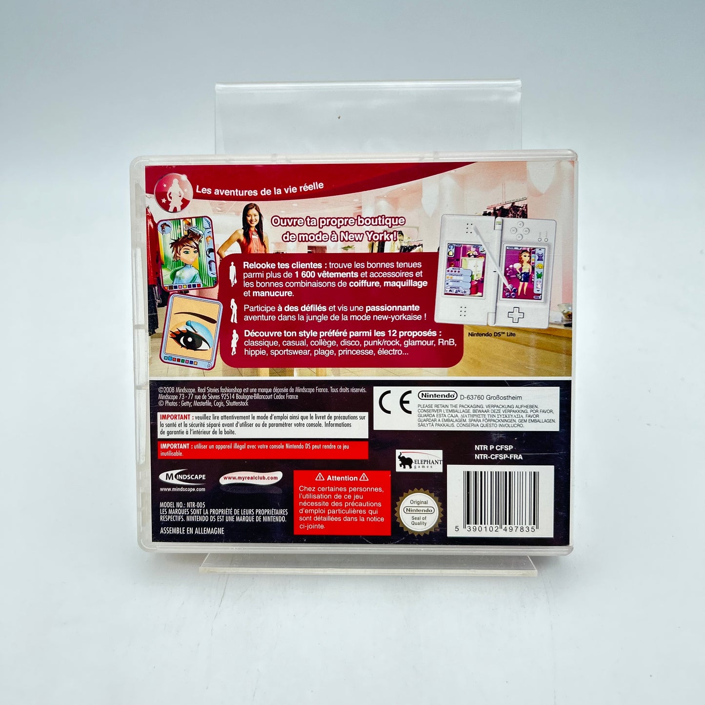 REAL STORIES FASHION SHOP - NINTENDO DS