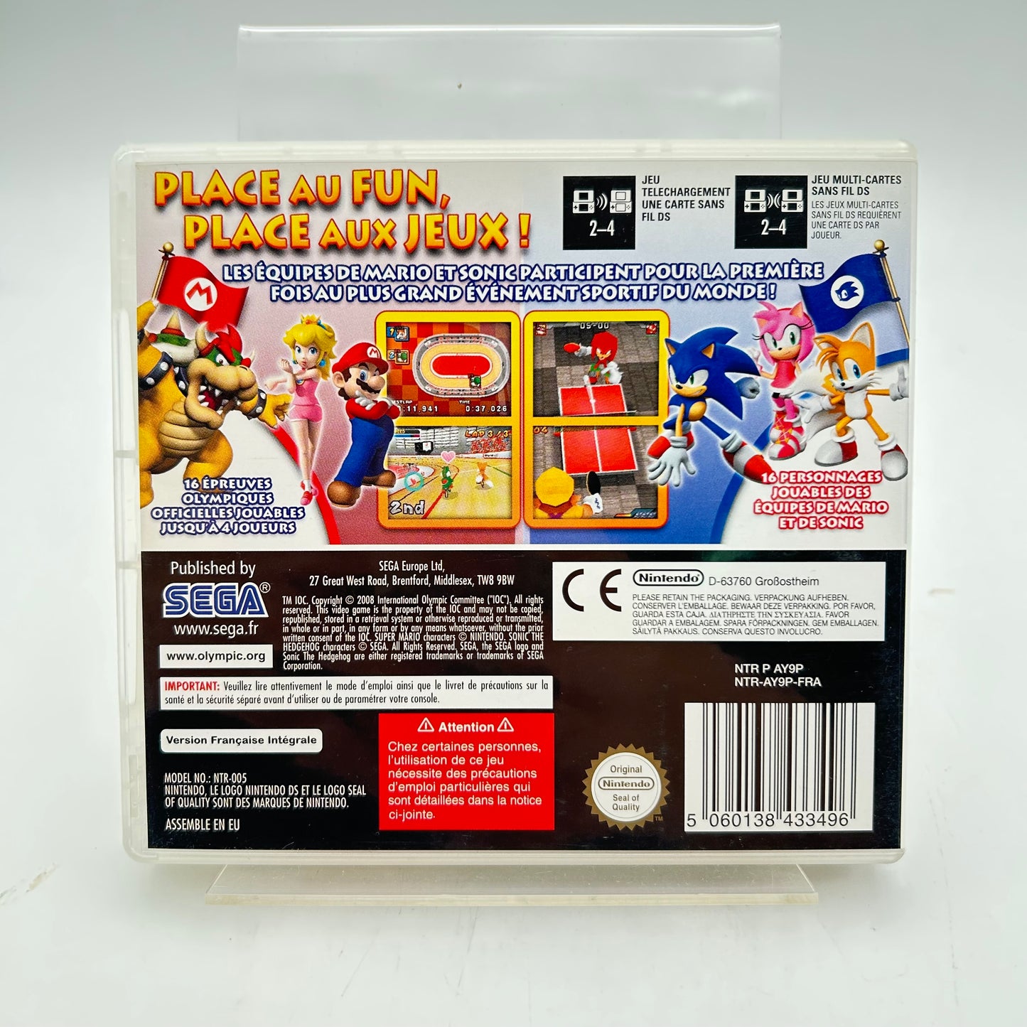 MARIO & SONIC AUX JEUX OLYMPIQUES - NINTENDO DS