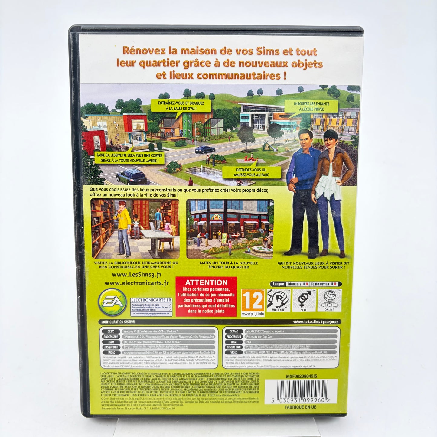 LES SIMS 3 : VIE CITADINE - PC