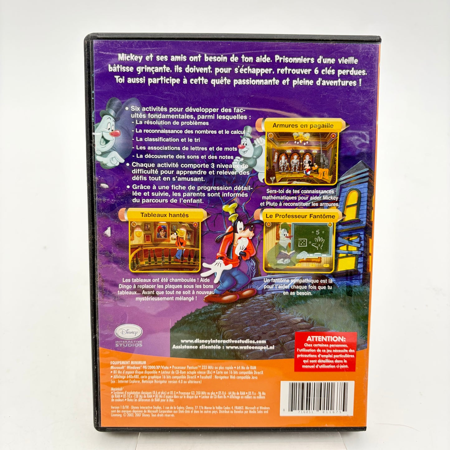 DISNEY LE MYSTÈRE DES CLÉS PERDUES - PC