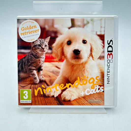 NINTENDOGS + CATS GOLDEN RETRIEVER ET SES NOUVEAUX AMIS - NINTENDO 3DS