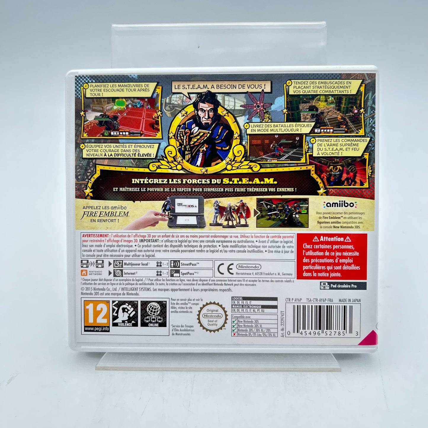 CODE NAME S.T.E.A.M. - NINTENDO 3DS