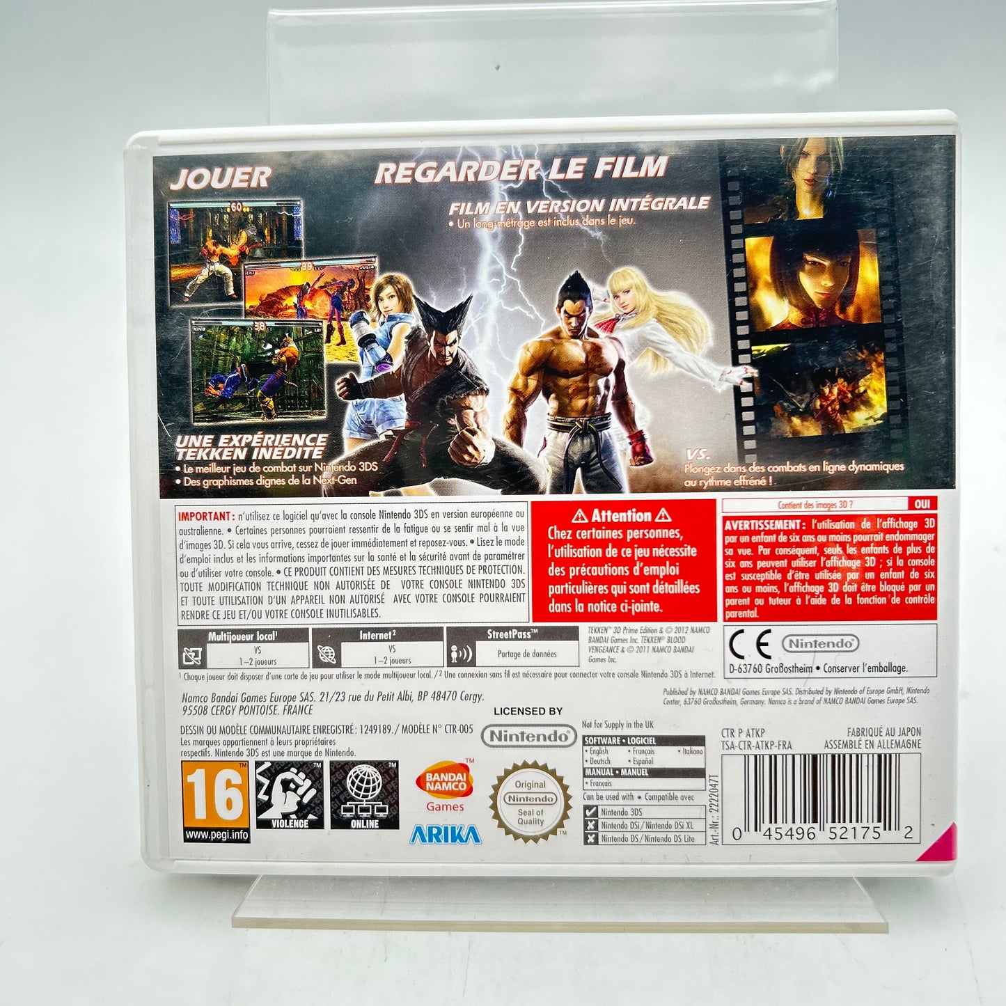 TEKKEN 3D PRIME EDITION - NINTENDO 3DS