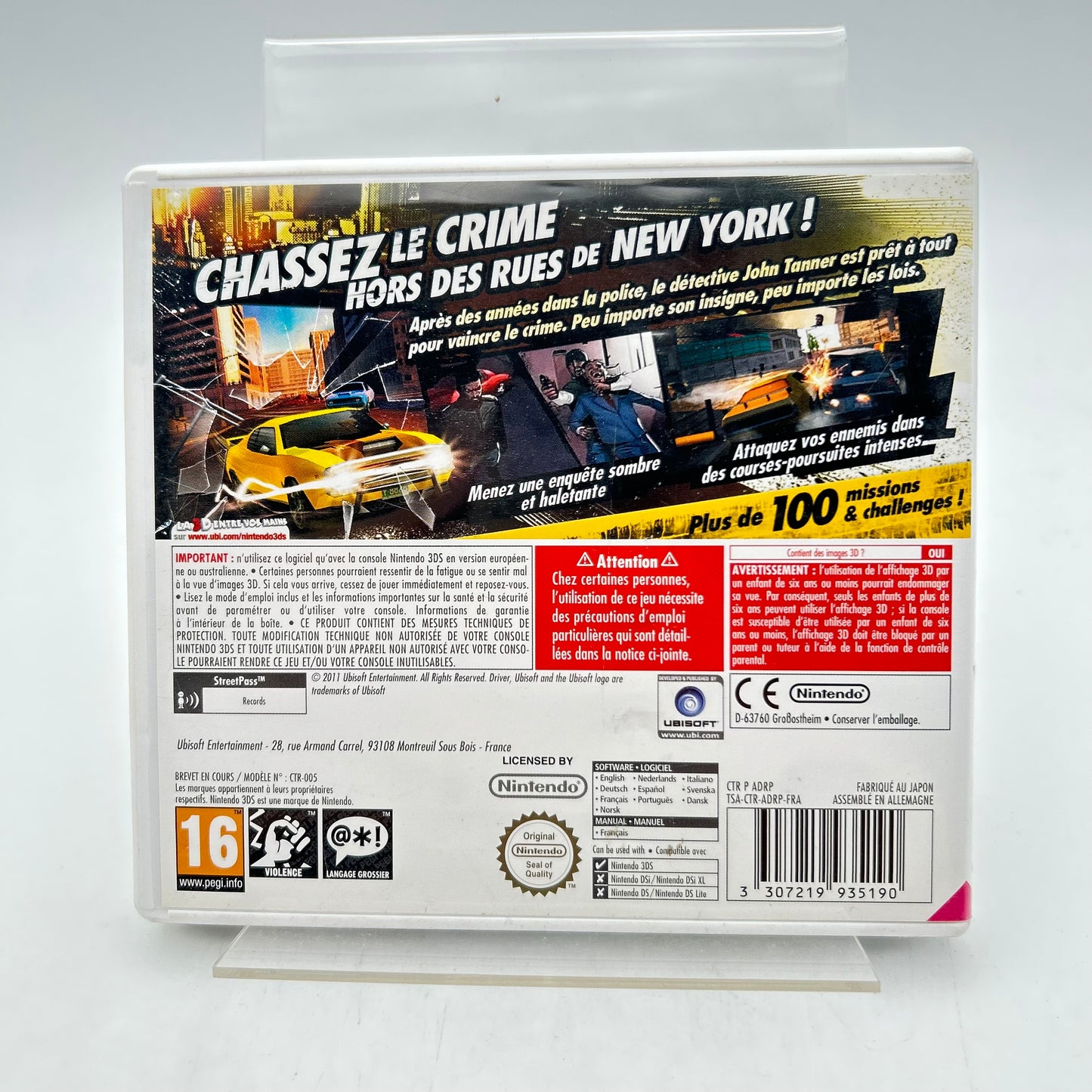 DRIVER RENEGADE 3D - NINTENDO 3DS