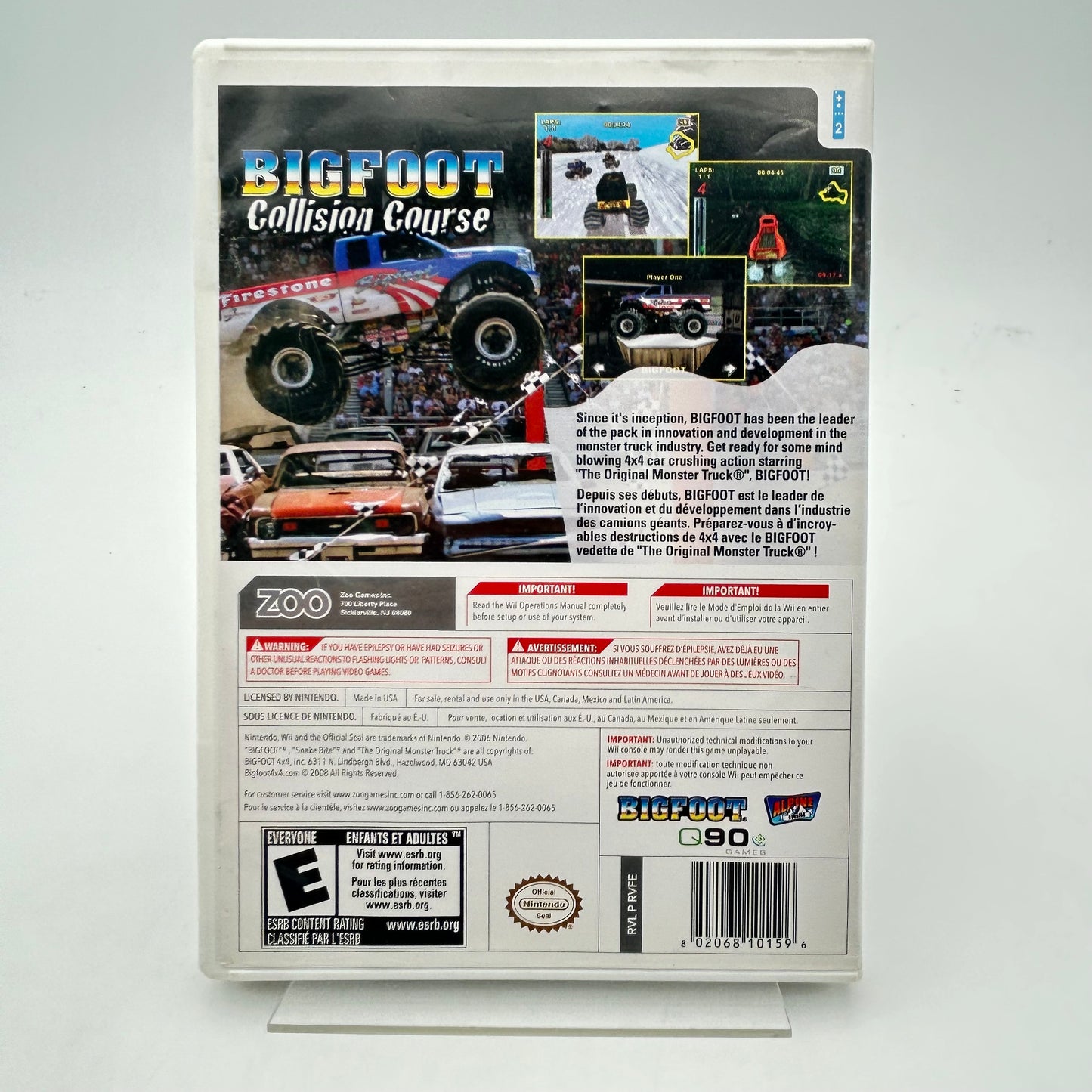 BIGFOOT COLLISION COURSE - WII