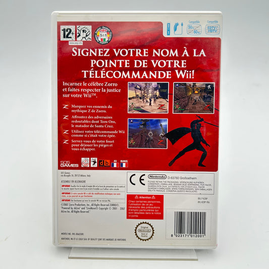 LA DESTINEE DE ZORRO - WII