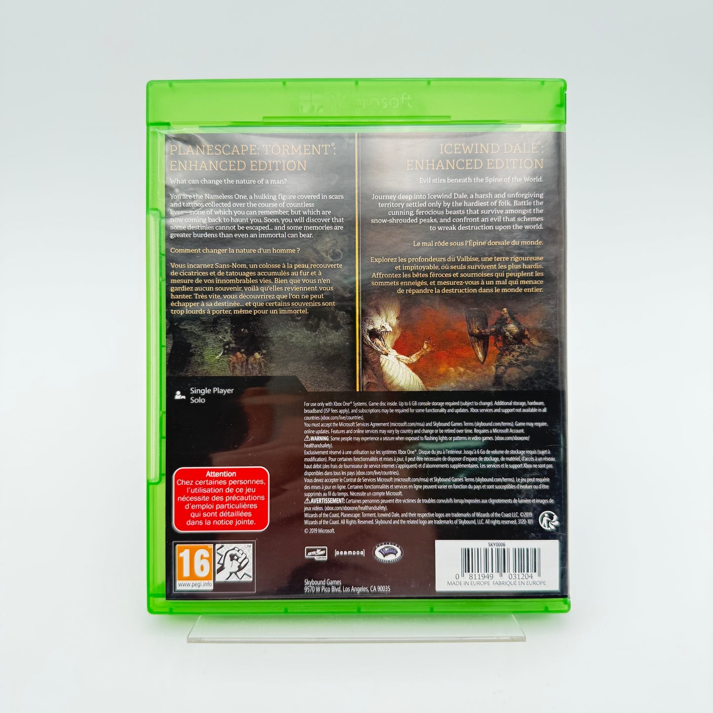 PLANESCAPE TORMENT & ICEWIND DALE ENHANCED EDITIONS - XBOX ONE