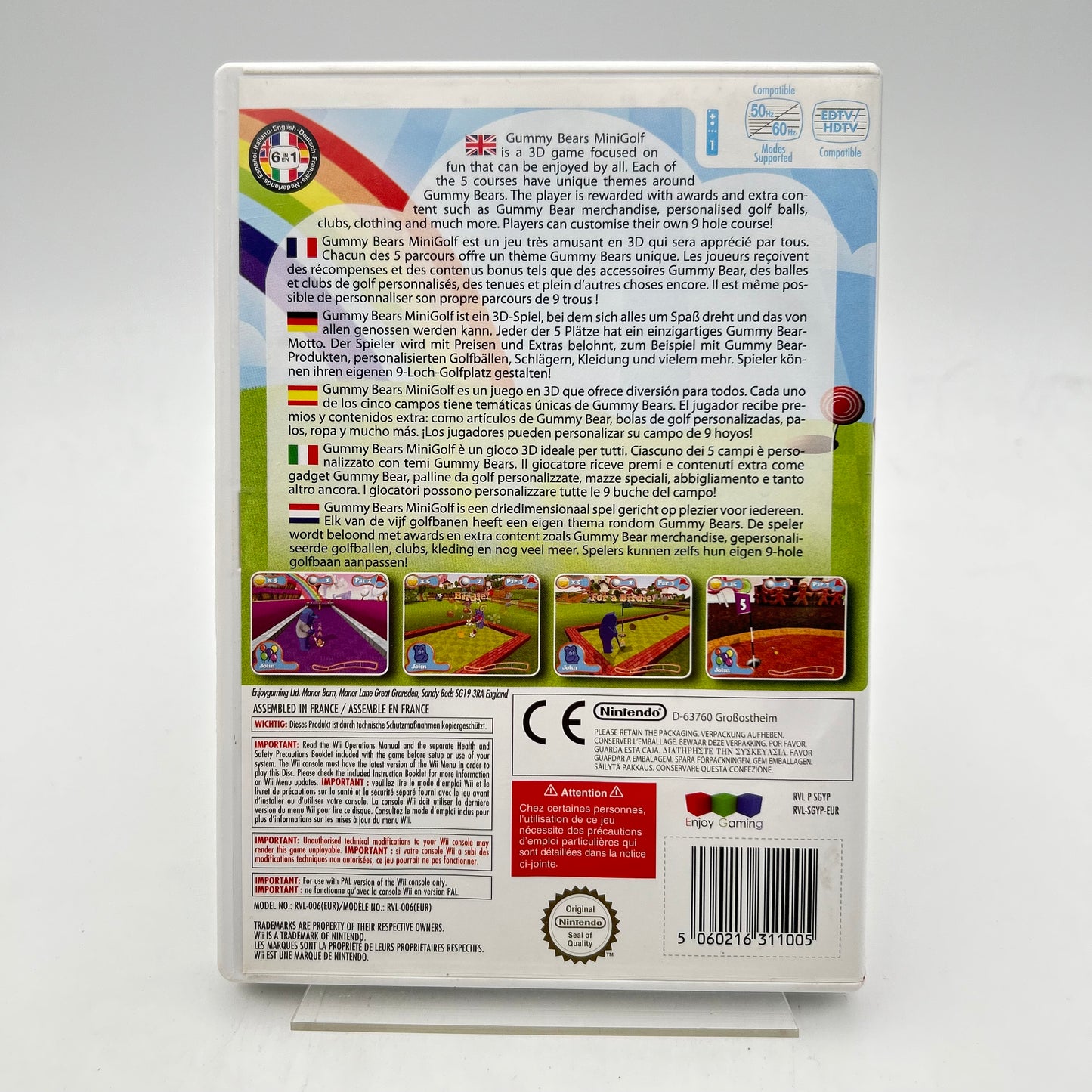 GUMMY BEARS MINI GOLF - WII