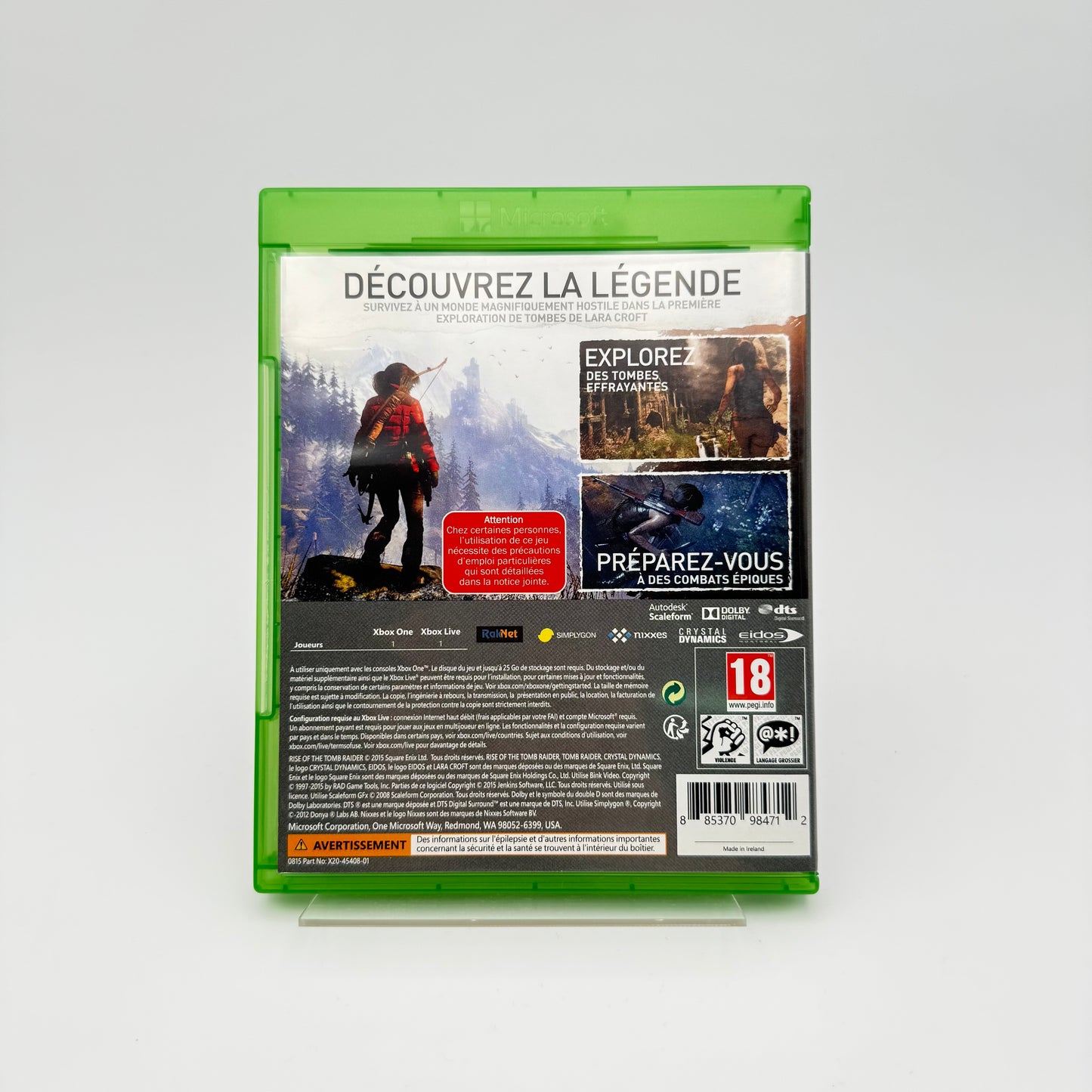 RISE OF THE TOMB RAIDER - XBOX ONE