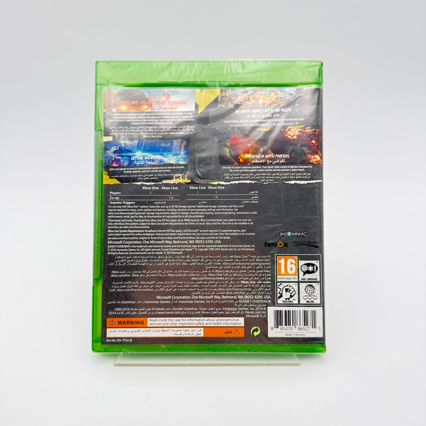 SUNSET OVERDRIVE (NEUF) - XBOX ONE