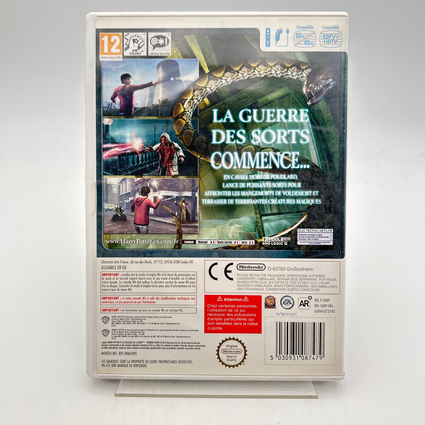 HARRY POTTER ET LES RELIQUES DE LA MORT PART 1 - WII