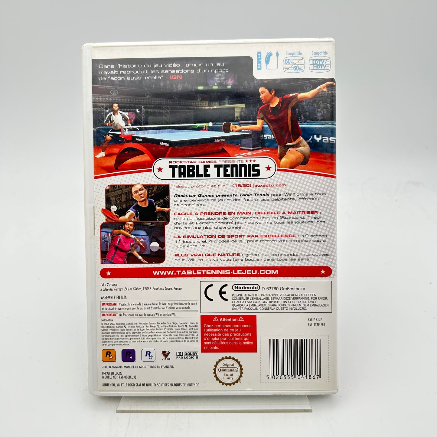 TABLE TENNIS - WII