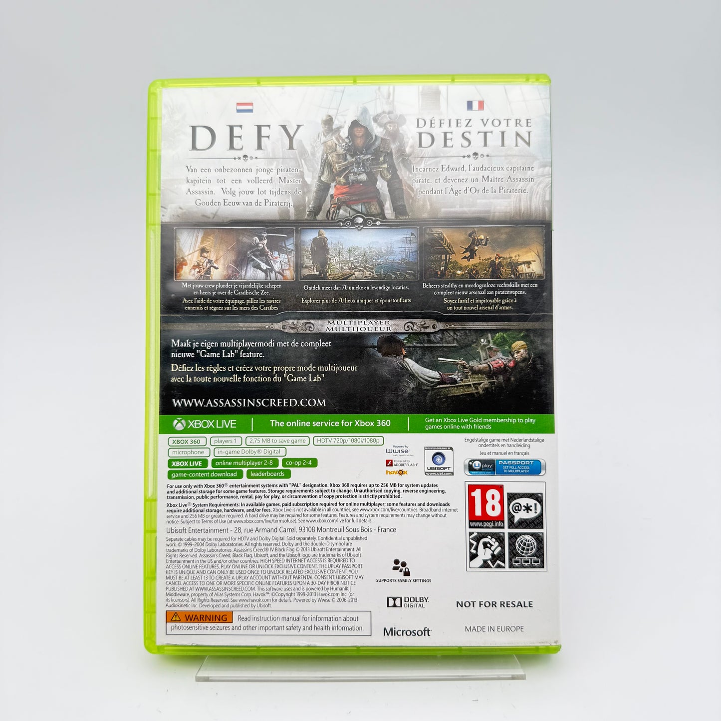 ASSASSIN'S CREED IV BLACK FLAG - XBOX 360