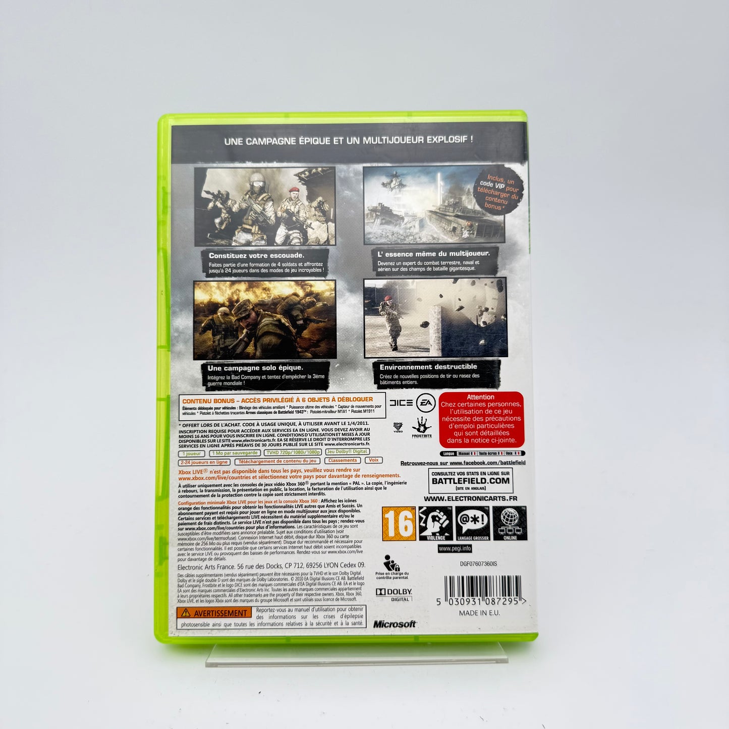 BATTLEFIELD BAD COMPANY 2 - XBOX 360