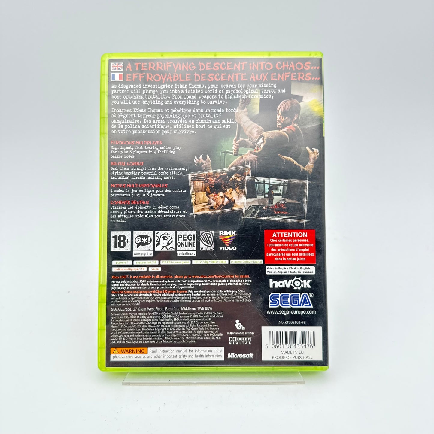 CONDEMNED 2 - XBOX 360