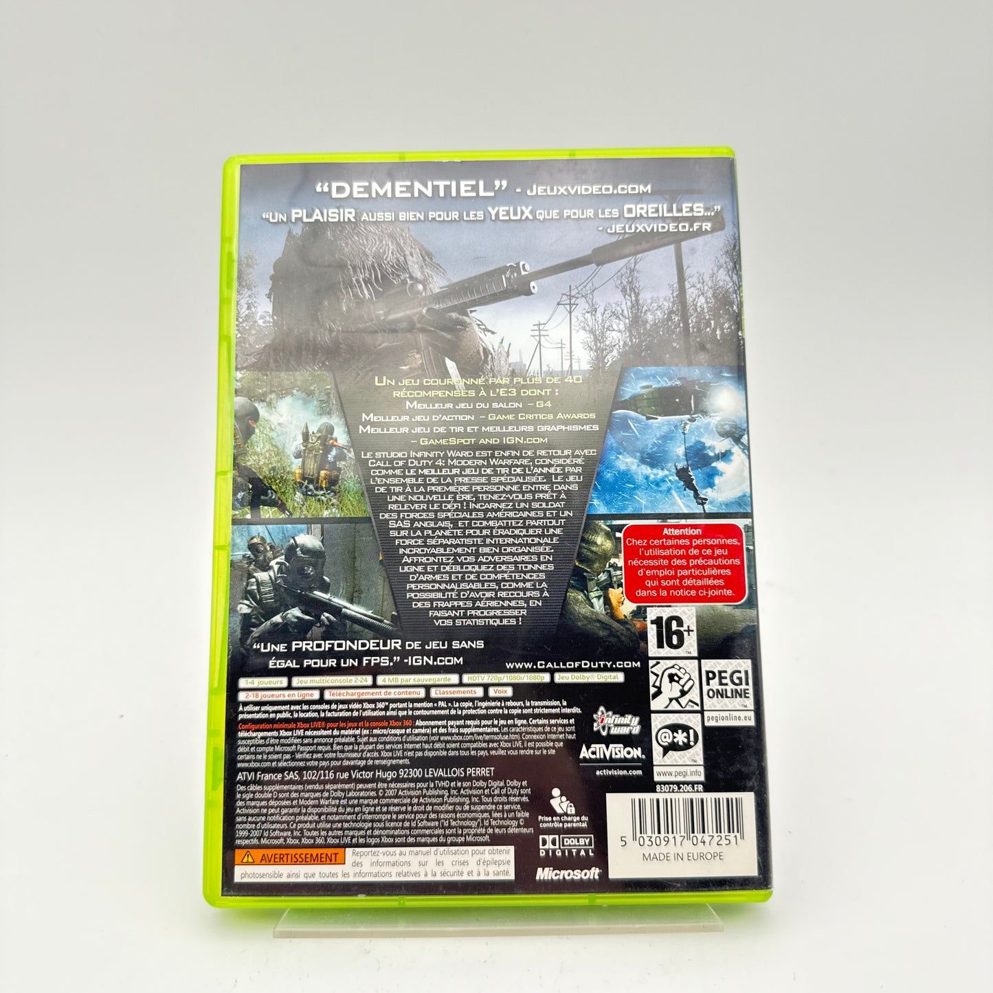 CALL OF DUTY 4 MODERN WARFARE - XBOX 360