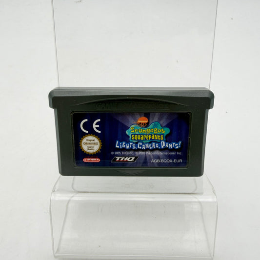 SPONGEBOB SQUAREPANTS LIGHTS CAMERA PANTS - GAMEBOY ADVANCE