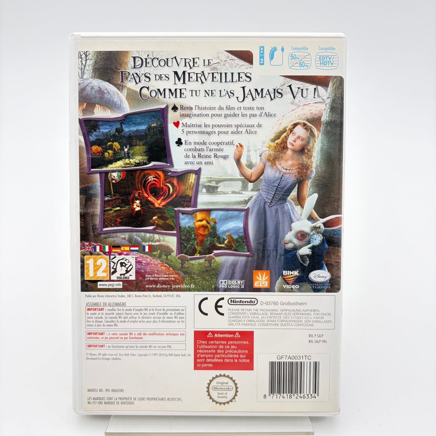 ALICE AU PAYS DES MERVEILLES - WII