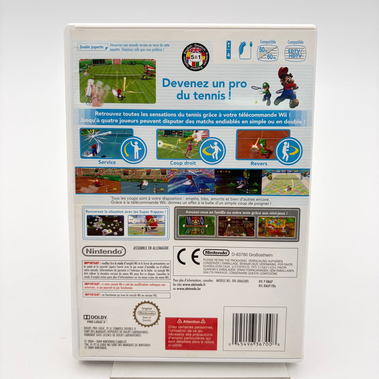 NOUVELLE FAÇON DE JOUER ! MARIO POWER TENNIS - WII
