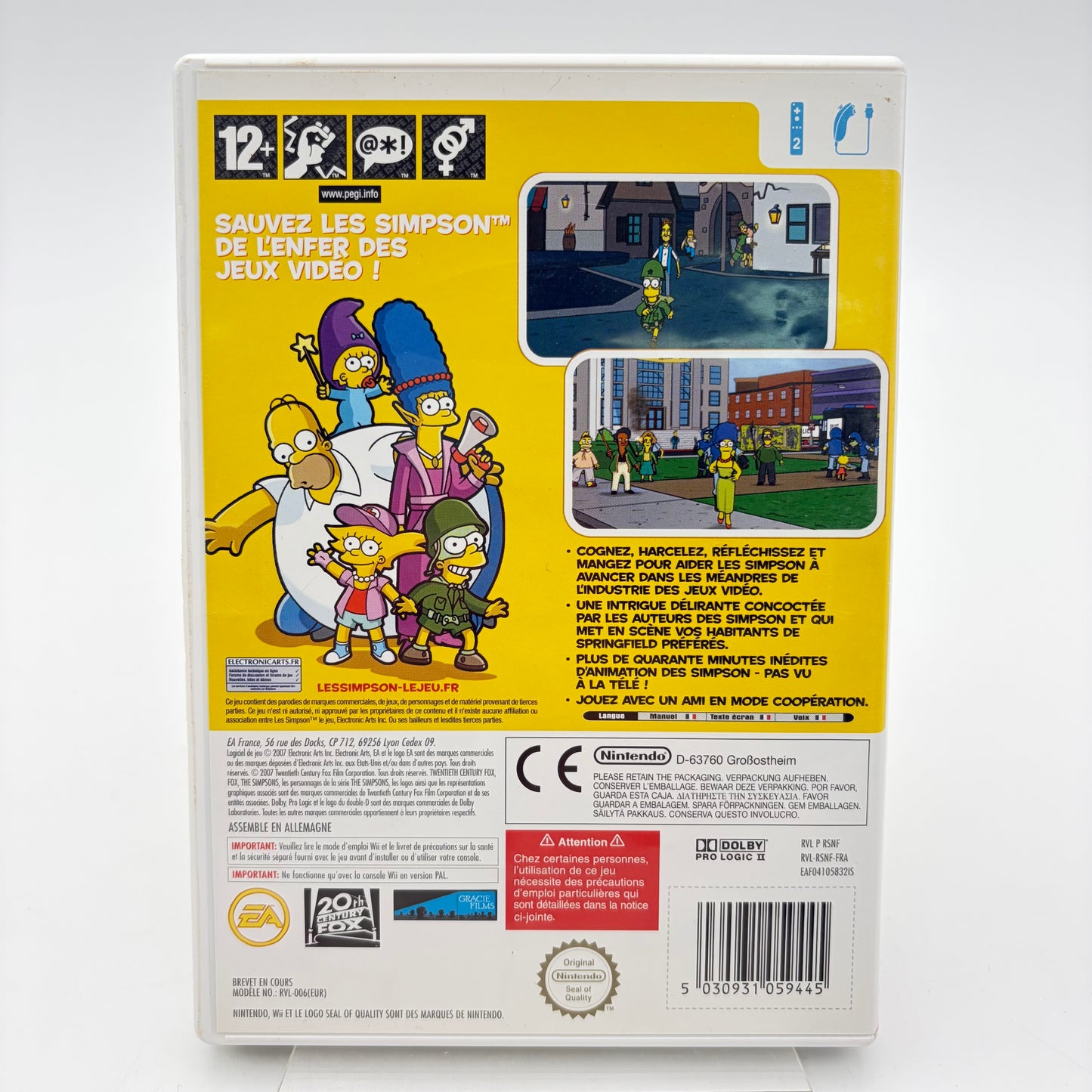 LES SIMPSON LE JEU - WII