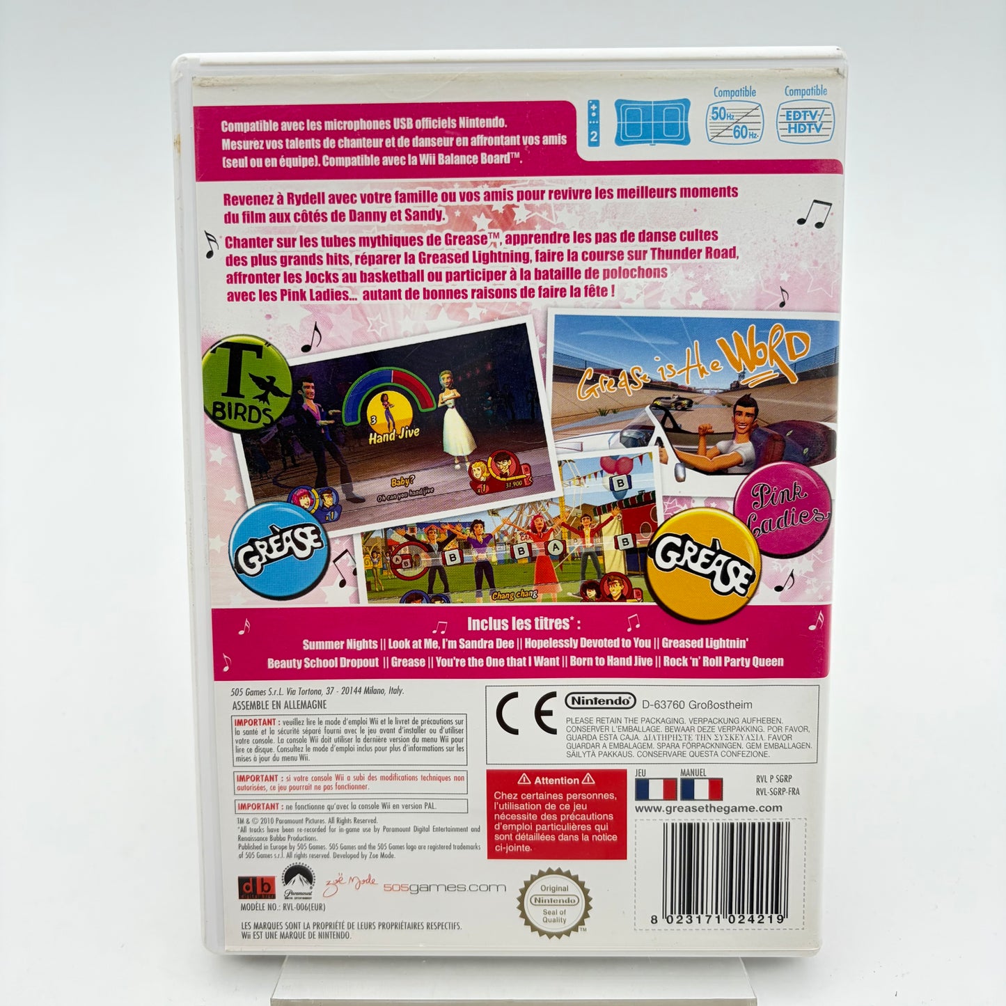 GREASE LE JEU VIDÉO OFFICIEL - WII