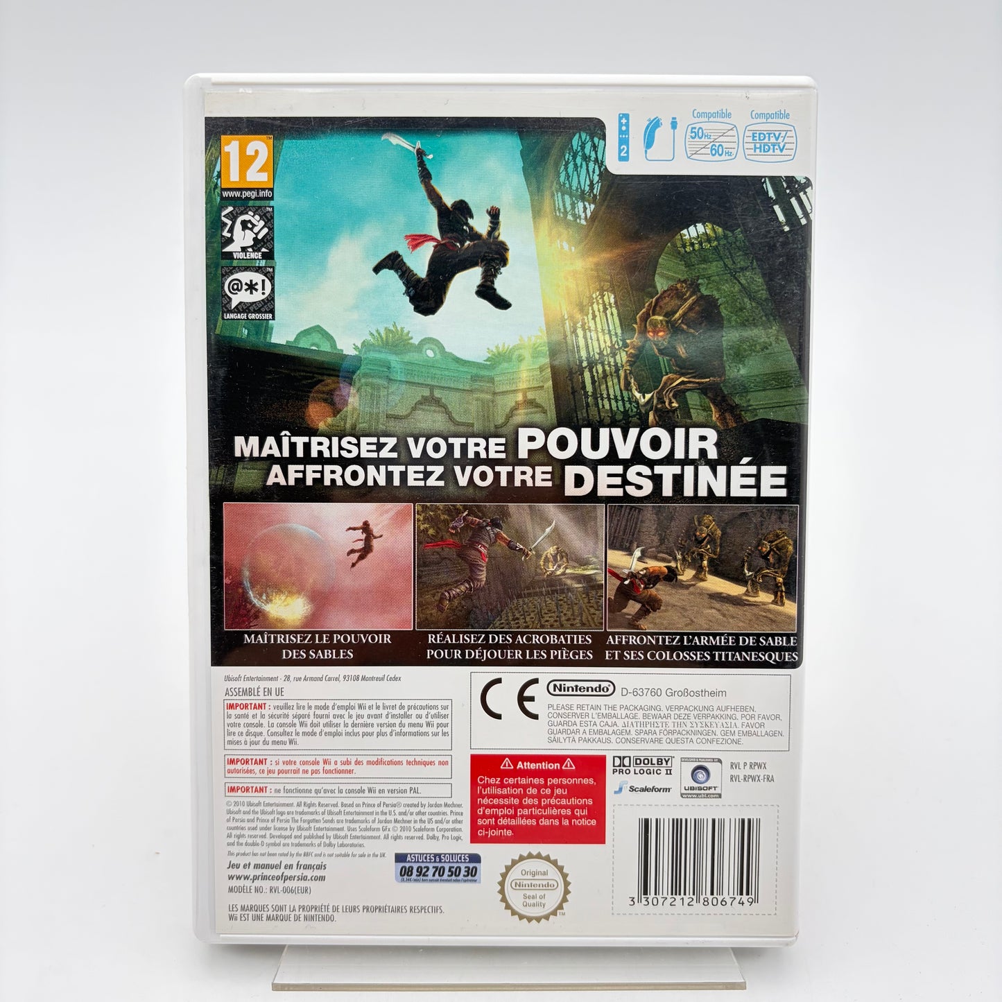 PRINCE OF PERSIA LES SABLES OUBLIÉS - WII