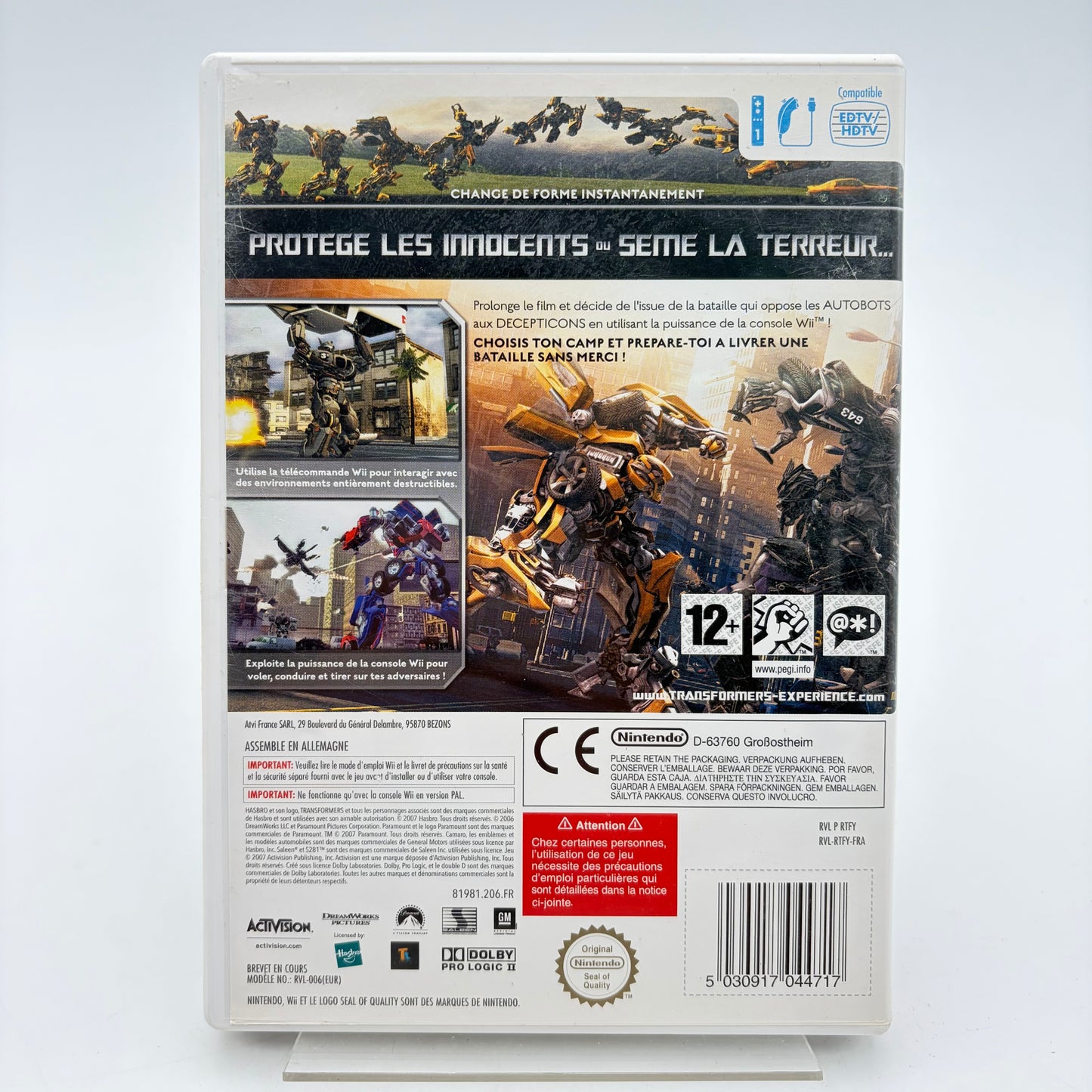 TRANSFORMERS LE JEU - WII