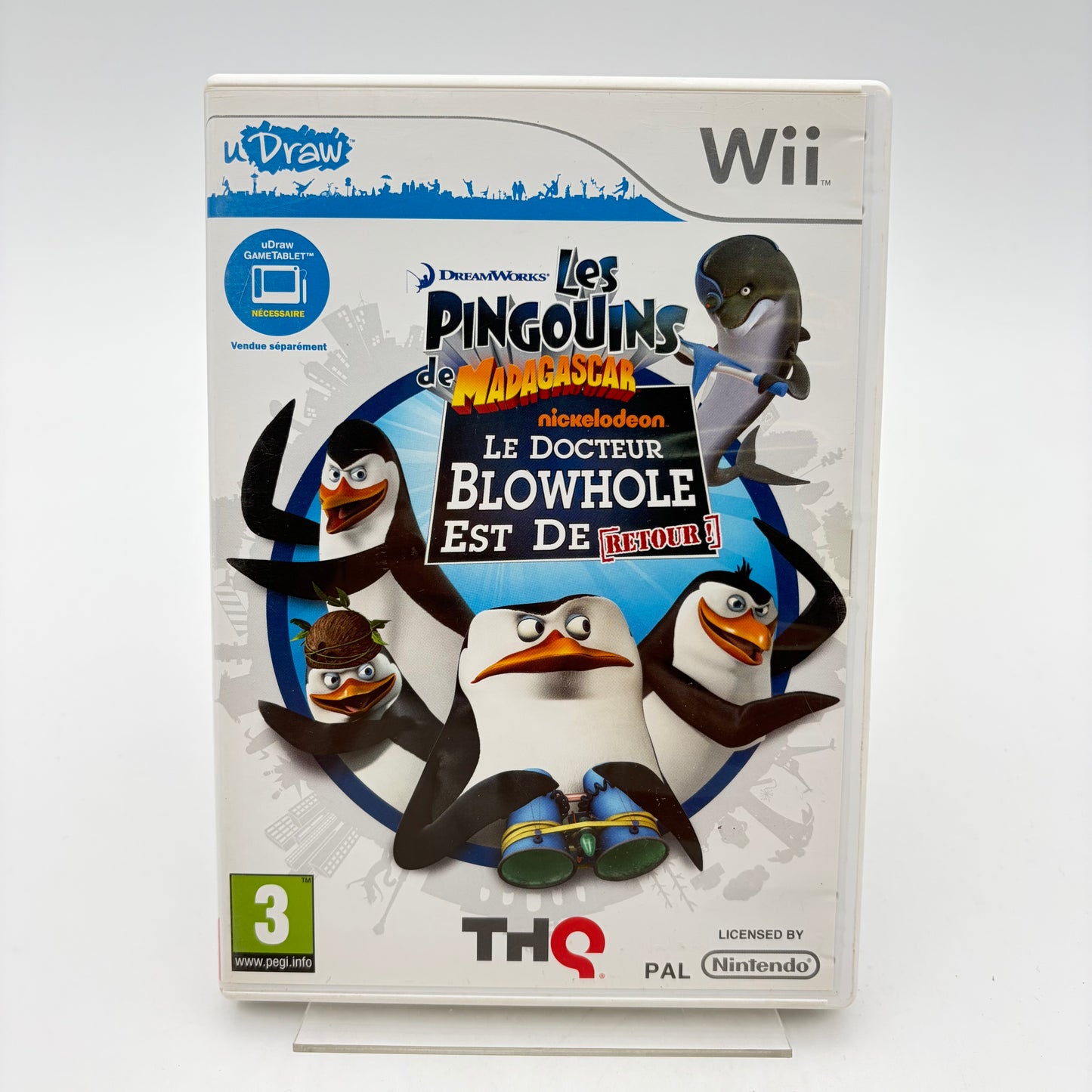 UDRAW LES PINGOUINS DE MADAGASCAR - WII