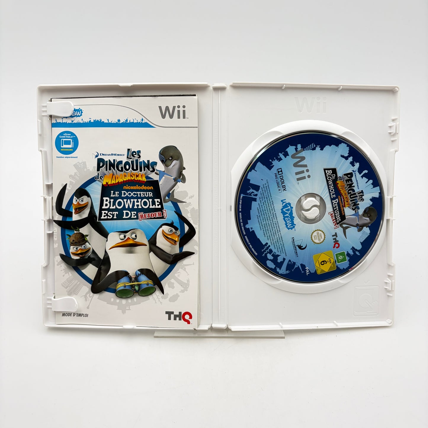 UDRAW LES PINGOUINS DE MADAGASCAR - WII