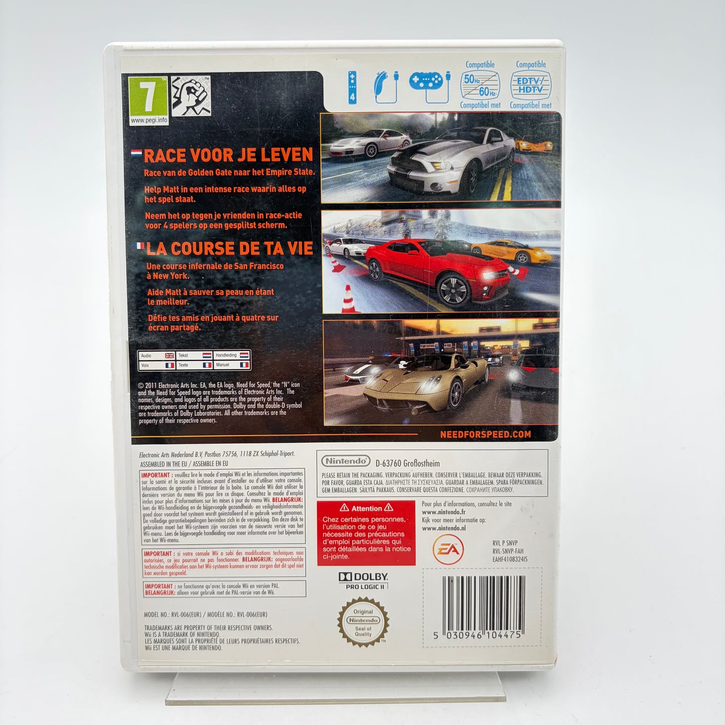 NEED FOR SPEED THE RUN - WII