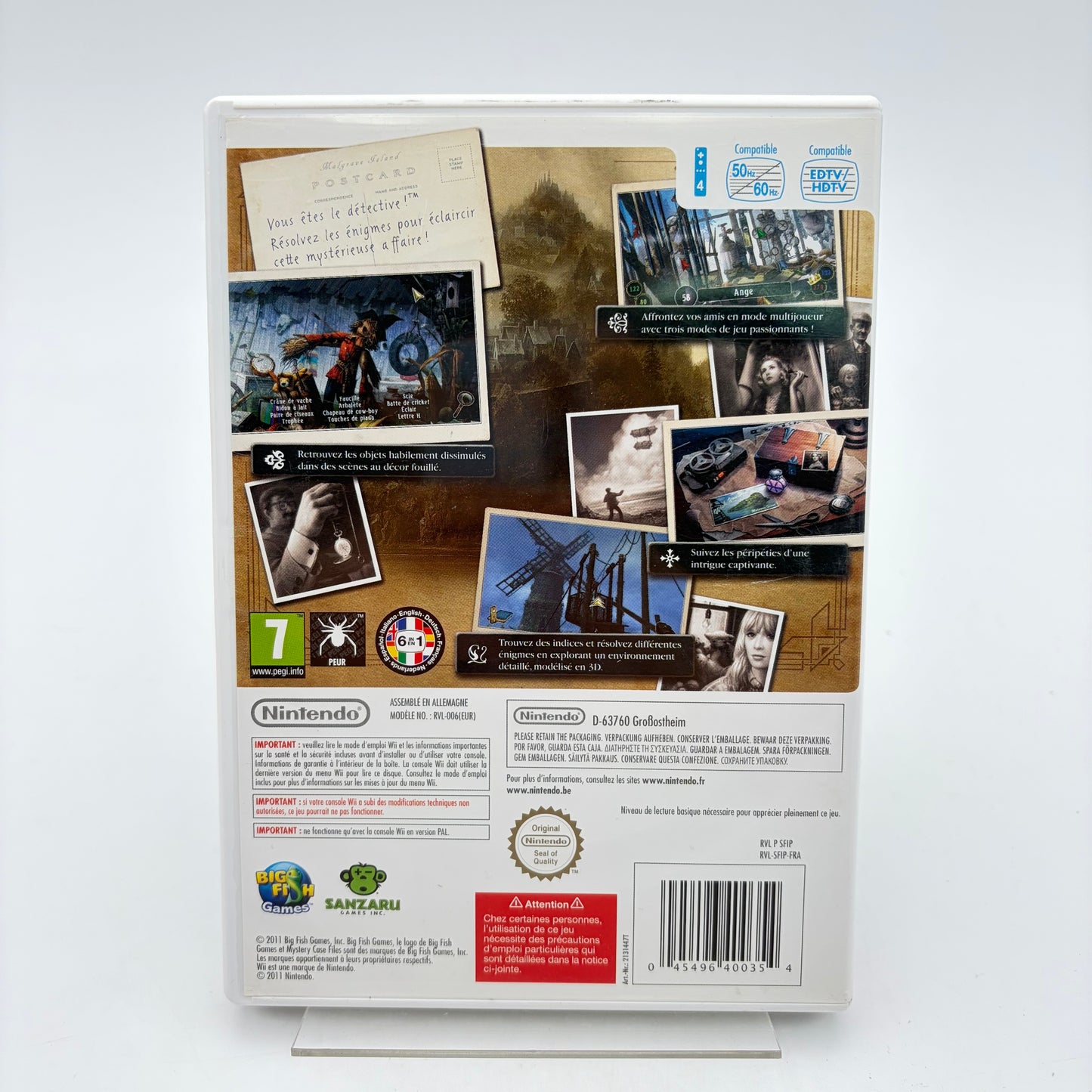 MYSTERY CASE FILES L'AFFAIRE MALGRAVE - WII