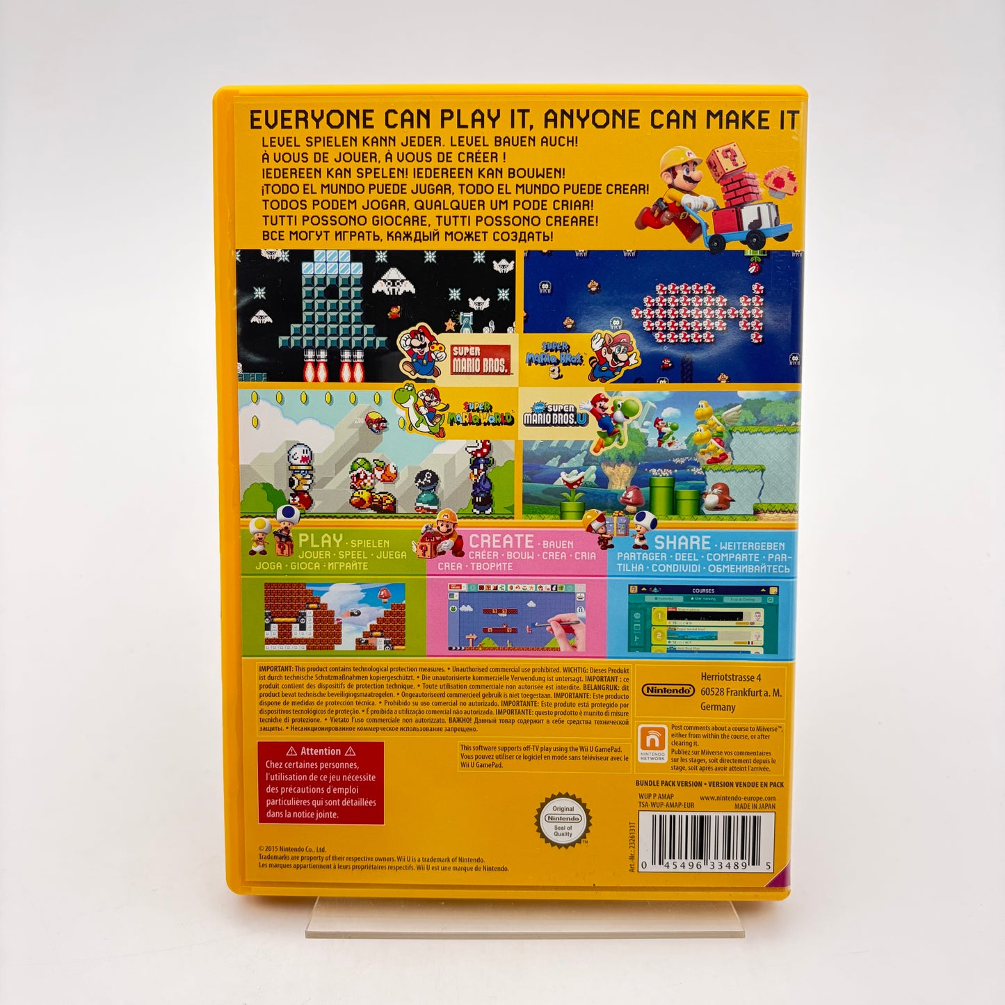 SUPER MARIO MAKER AMIIBO BUNDLE - WII U