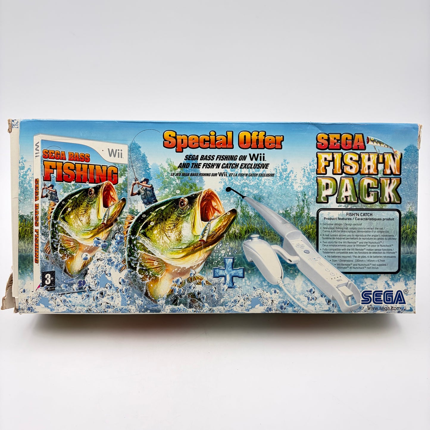 SEGA BASS FISHING FISH'N PACK - WII