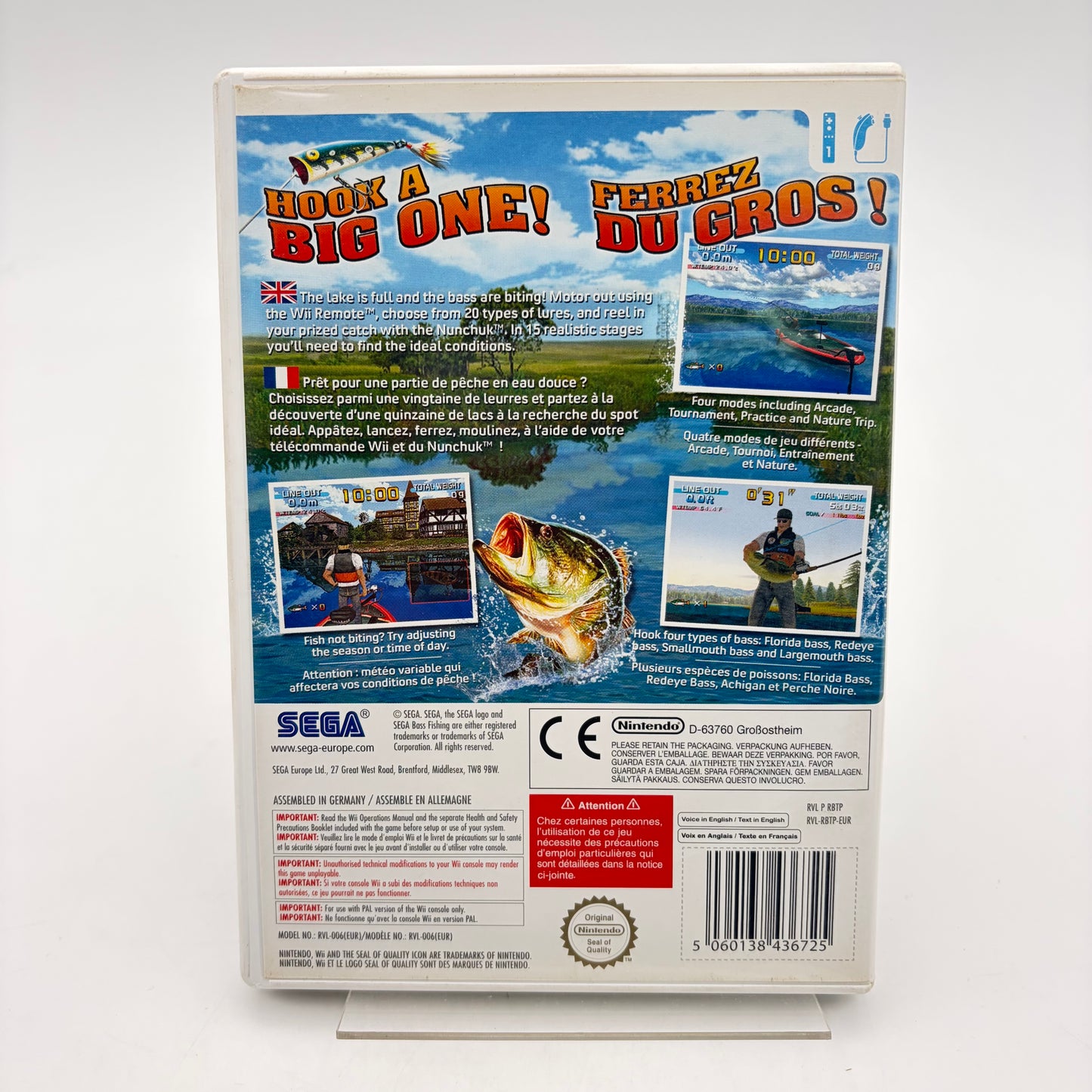 SEGA BASS FISHING FISH'N PACK - WII