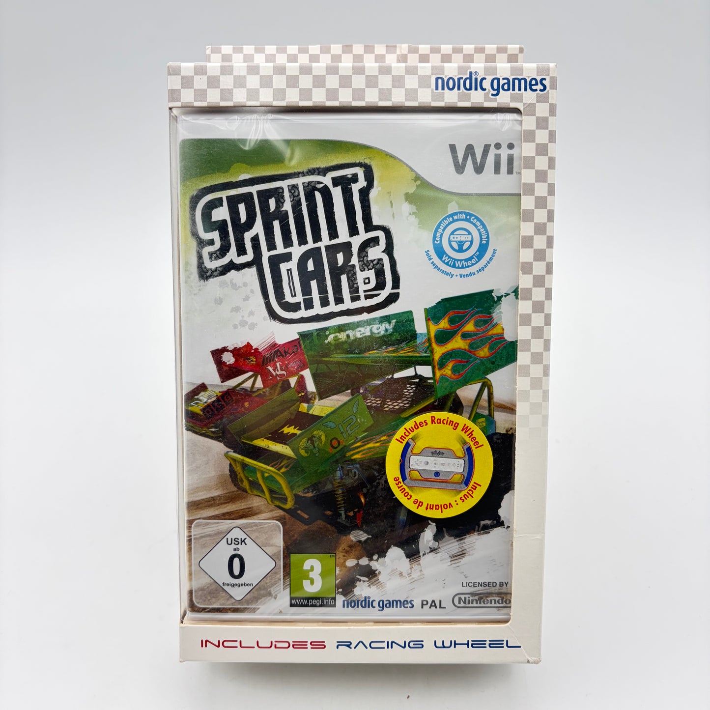 SPRINT CARS WHEEL BUNDLE - WII