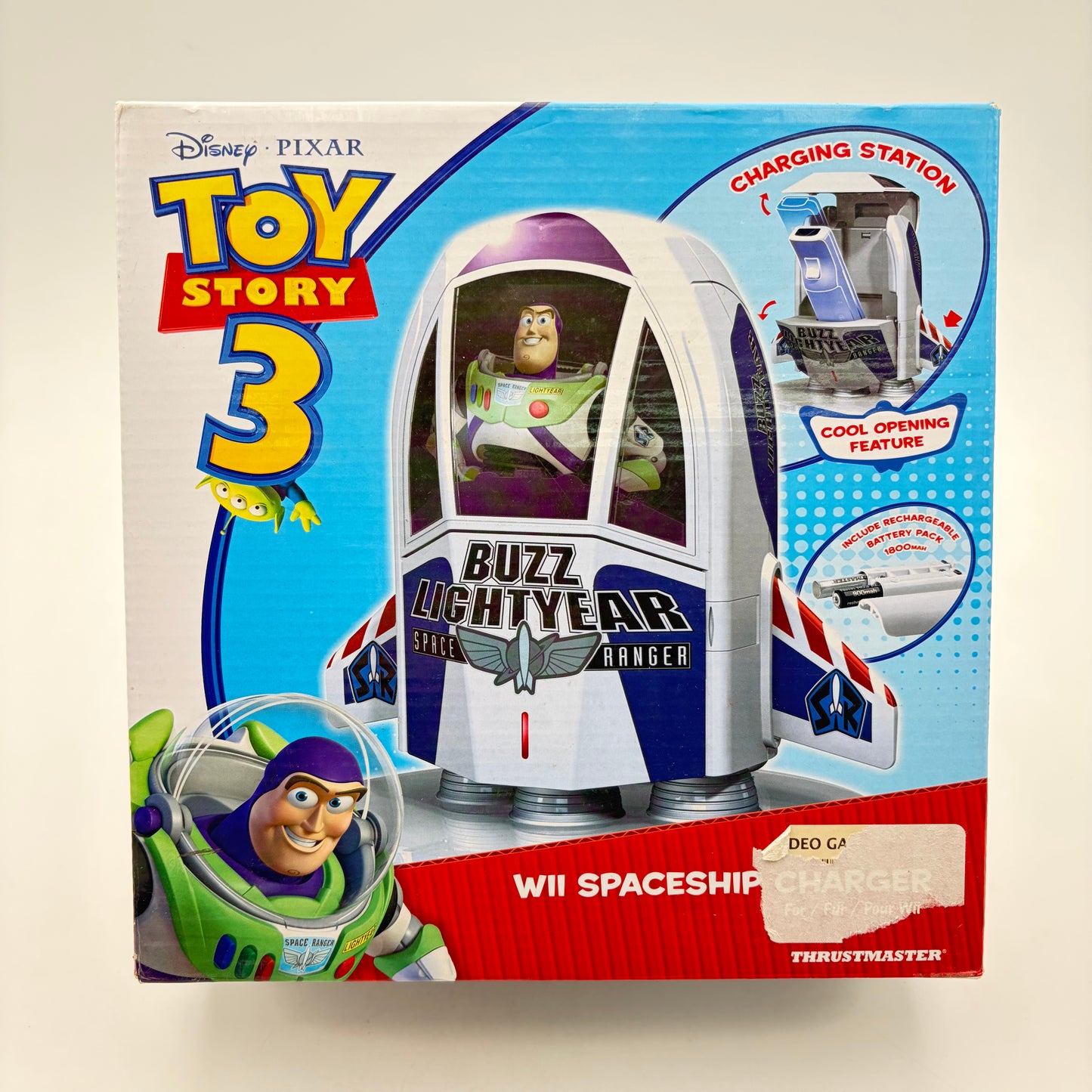 TOY STORY 3 BUZZ LIGHTYEAR SPACESHIP CHARGER - WII
