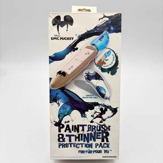 EPIC MICKEY PAINT BRUSH & THINNER PROTECTION PACK - WII