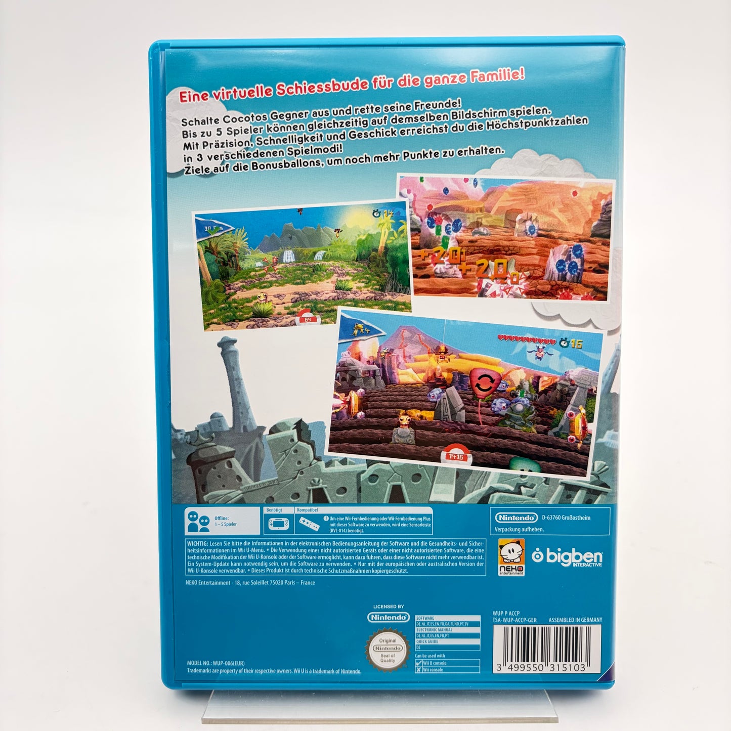 COCOTO MAGIC CIRCUS GUN BUNDLE - WII U