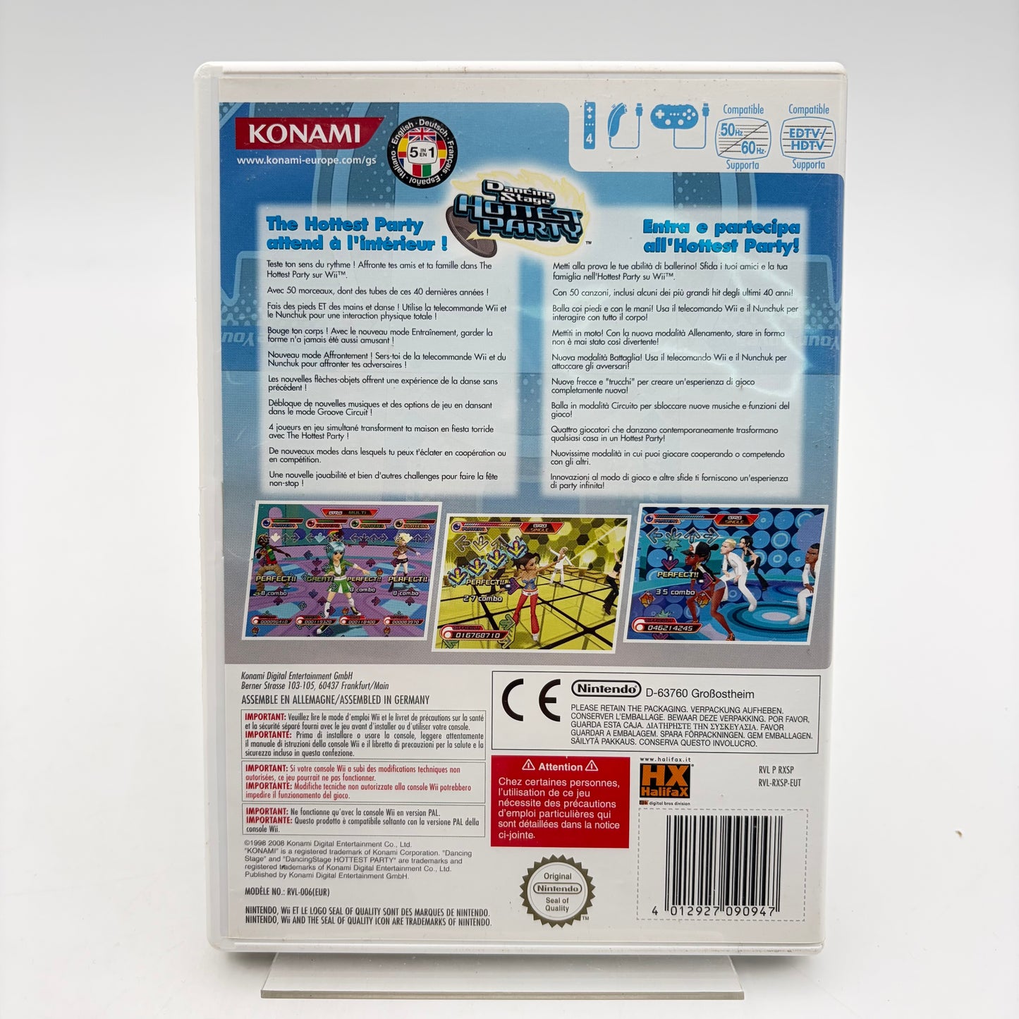 DANCING STAGE HOTTEST PARTY DANCE MAT BUNDLE - WII