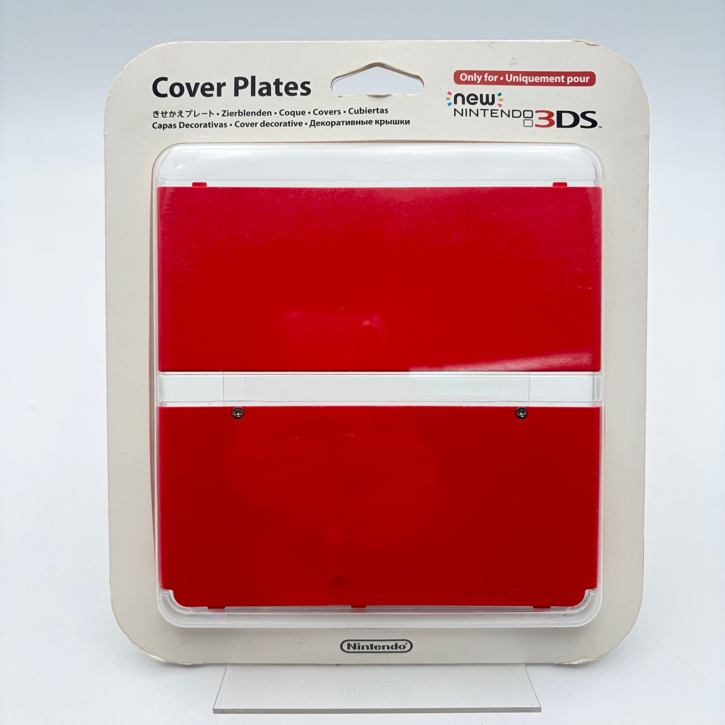 NEW NINTENDO 3DS COVER PLATES RED