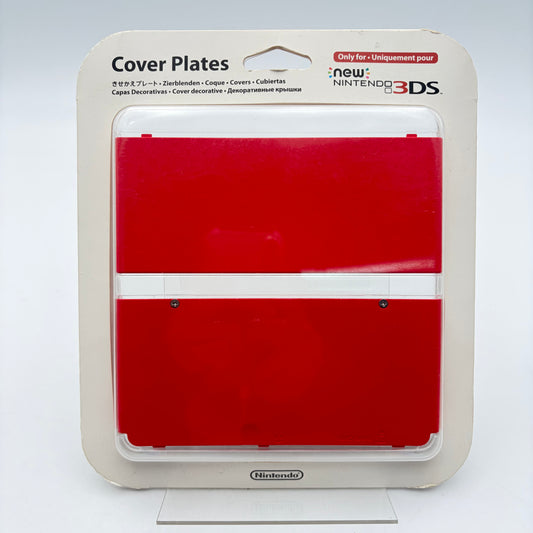 NEW NINTENDO 3DS COVER PLATES RED