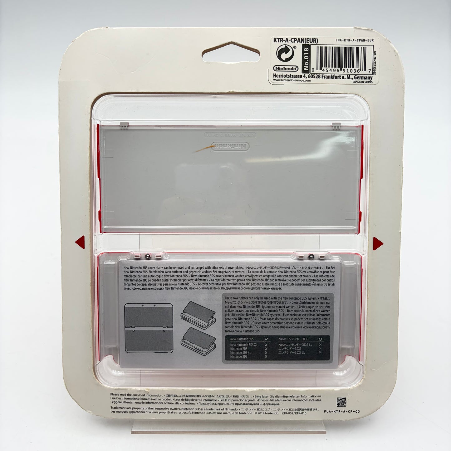 NEW NINTENDO 3DS COVER PLATES RED