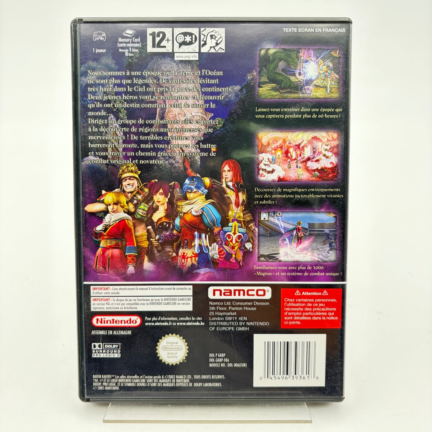 BATEN KAITOS LES AILES ÉTERNELLES ET L’OCÉAN PERDU  - GAMECUBE