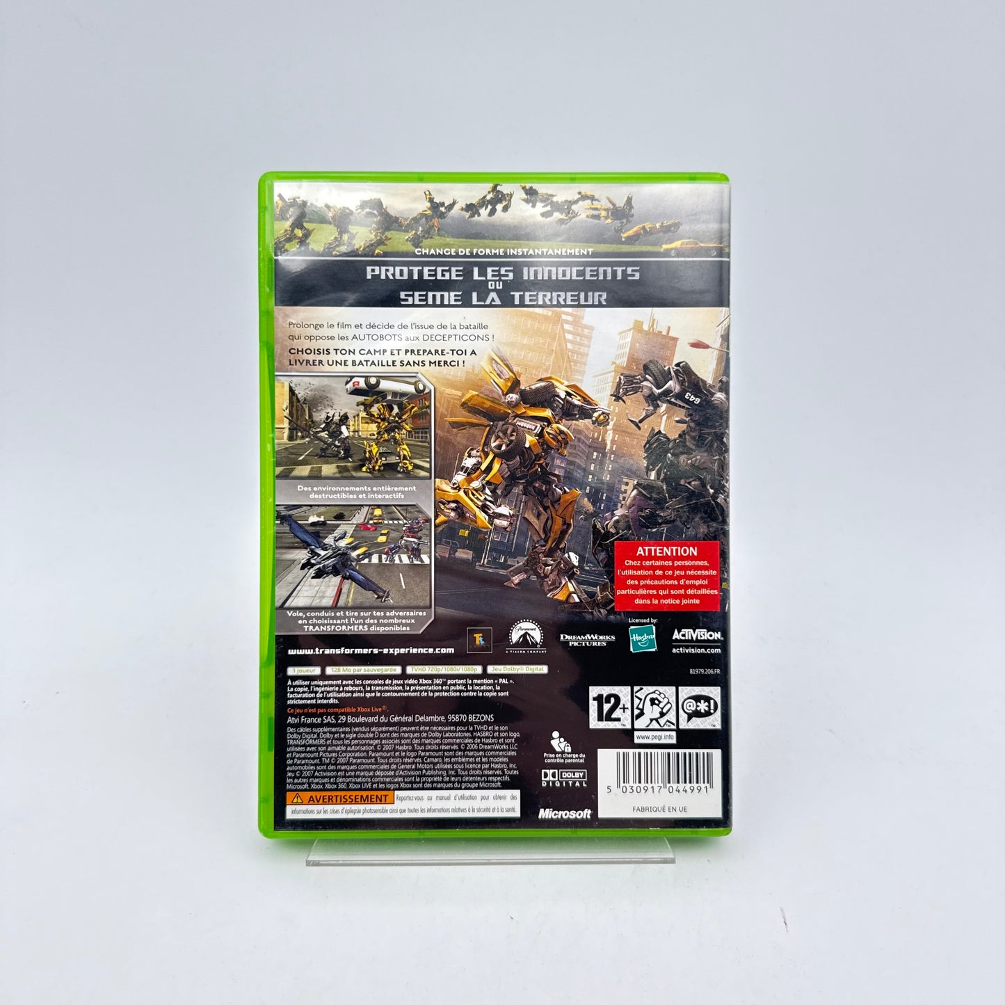 TRANSFORMERS LE JEU - XBOX 360