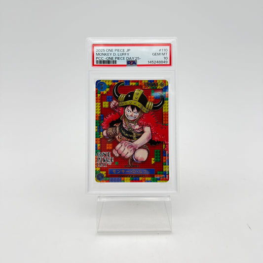 MONKEY D LUFFY (P-110) - PSA 10
